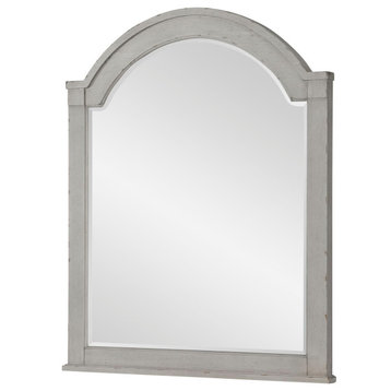 Legacy Classic Belhaven Arched Dresser Mirror, Weathered Plank