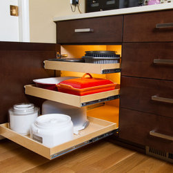 Slide Out Shelves - Kitchen Drawer Organizers