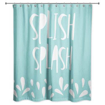 Splish Splash 71x74 Shower Curtain
