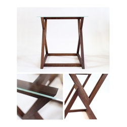 Alex Drew & No One - SUMMER TRIANGLE SIDE TABLE DETAIL - Side Tables And End Tables