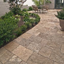 Patio layout showcasing our unique stone elements in architectural settings. - Wall And Floor Tile