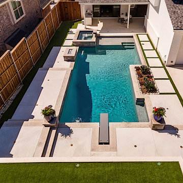 Geometric Pool Designs Dallas, Highland Park & Plano