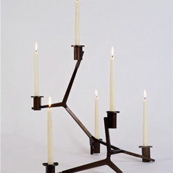 Roll & Hill - Roll & Hill Agnes Table Candelabra - 6 Candles - Candleholders