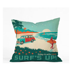 Perfect Day for Waves Pillow Cover - Decorative Pillows