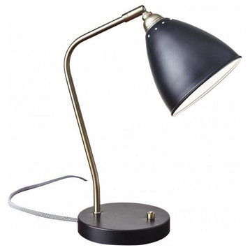 Adesso Chelsea Desk Lamp, Black