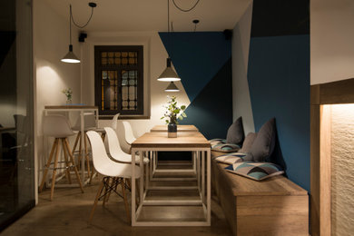 Photo of a scandi dining room in Other.