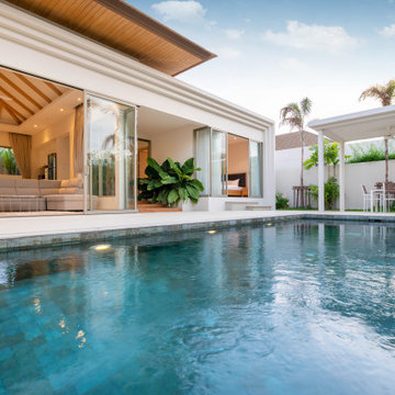 Modern Interior With Outdoor Swimming Pool, Modern House, Remodeling Ideas