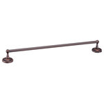 Door Corner - Maxim Series Bathroom Collection, 24" Towel Bar - Concealed Screw Mounting System