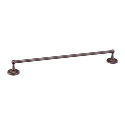 Door Corner - Maxim Series Bathroom Collection, 24" Towel Bar - Towel Bars