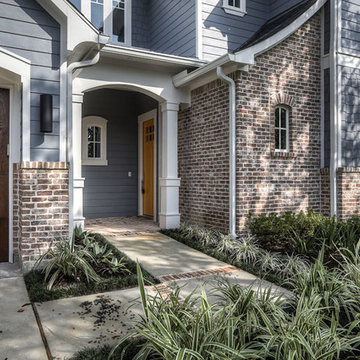 coastal/ transitional style custom home