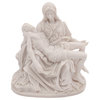 Michelangelo`s PIETA Marble Finish Desktop Statue Madonna Jesus