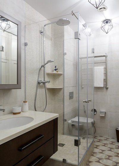 Современный Ванная комната by Студия Enjoy Home