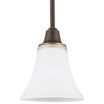 Sea Gull Lighting - Sea Gull Lighting 6113201-715 Metcalf - One Light Mini-Pendant - Metcalf One Light Mini-Pendant in Autmun Bronze wiMetcalf One Light Mi Autumn Bronze Satin  *UL Approved: YES Energy Star Qualified: n/a ADA Certified: n/a  *Number of Lights: Lamp: 1-*Wattage:75w A19 bulb(s) *Bulb Included:No *Bulb Type:A19 *Finish Type:Autumn Bronze