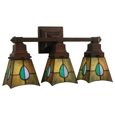 20W Mackintosh Leaf 3 LT Vanity Light