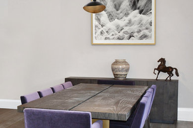 Dining room - contemporary dining room idea in Other