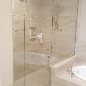 Frameless Glass Hinged Shower Doors