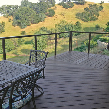 Vacaville, CA: Black Aluminum Railing System