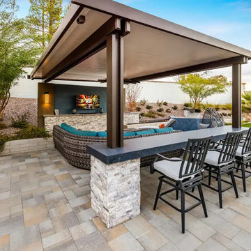 Eternal Reflection — Modern Outdoor Sanctuary by Quality Pros