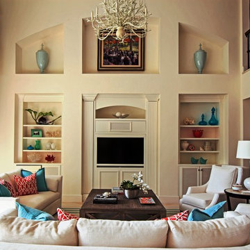 custom built in media cabinets