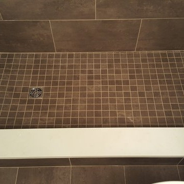 2X2 Simply Modern Coffee tile for shower floor.