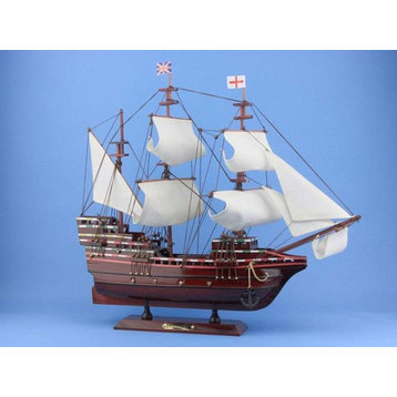 Mayflower, Wooden Model Boat, 20"
