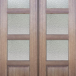 3 Lite 1 Panel Arch Top Double Doors - Products