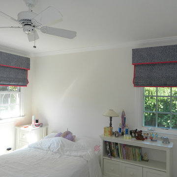 Roman Shade with Valance & Banding
