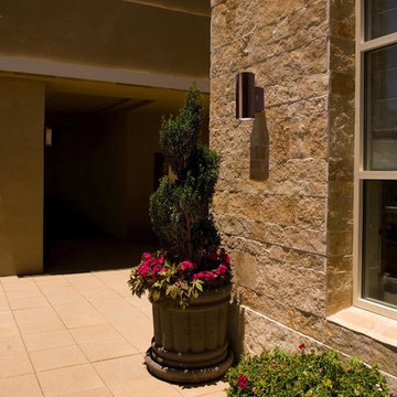 Trident Wet Location Wallwasher on Exterior Wall