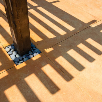 Southwestern Stained Concrete Patio - Cedarburg