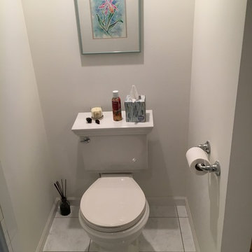 Changing a 1940 basement to rec-room and full bath Stephan Krentz design & built