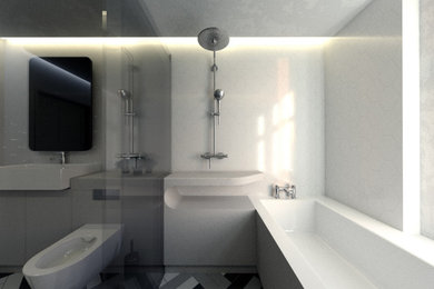 Concept Proposal - View of Shower Area