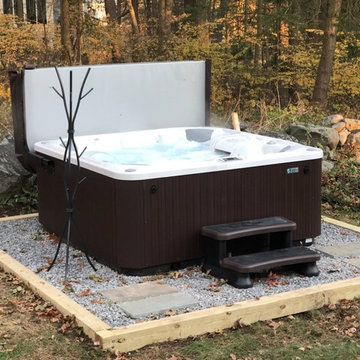 Crushed Stone Hot Tub Applications