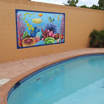 Poolside Mural