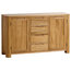 Romsey Natural Solid Oak Large Sideboard Storage Unit Console