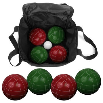 9 Piece Bocce Ball Set with Easy-Carry Nylon Case by Trademark Games