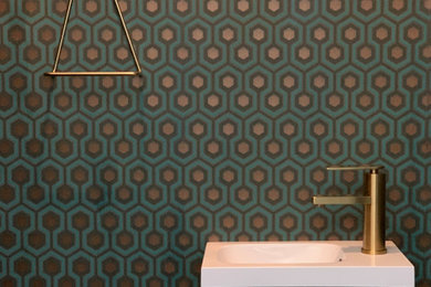 Contemporary bathroom in London.