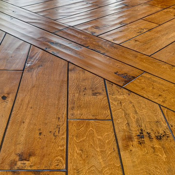 Tradtional Hickory Stair & Solid Birch Floors
