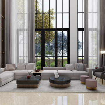 Shah Residence-Living Room