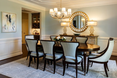 Example of a large transitional dining room design in DC Metro