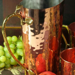 Hammered Copper Pitcher - Pitchers