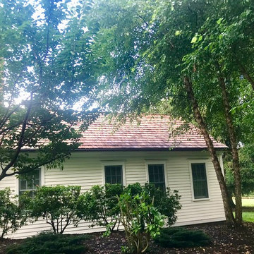 Bernards Twsp. Complete exterior paint and cedar roof shingles stained