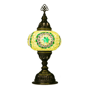 Regular Turkish Moroccan Handmade Mosaic Table Bedside Desk Lamp Light for US/U