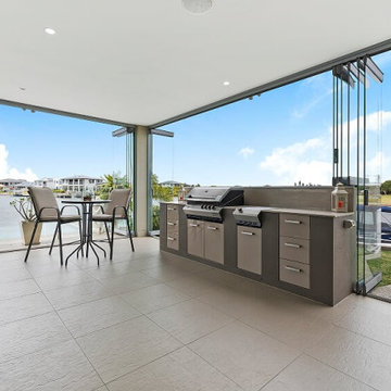 Outback - frameless glass bifolding door system