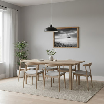 Abandoned West Pier Landscape Photo Scandinavian Style Wall Art