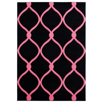 Bristol Rodanthe Rug, Pink (2050-11586), 2'7"x7'4"