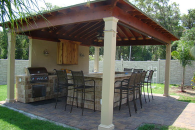 Example of a patio design in New Orleans