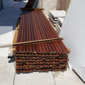 Custom NYC/Hudson Yards Roofdeck Ipe Wall Cladding, Decking and Planters