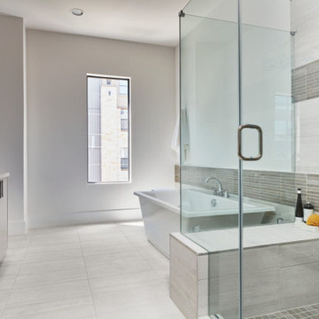 Cemento Cassero Bianco Modern Bathroom