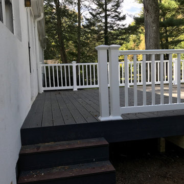 Remodeled home with 2 full baths, new composite deck and kitchen to follow!