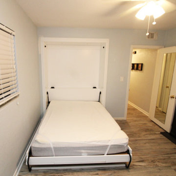 2 in 1 Furniture Solution! Custom Built In the Wall Murphy Bed with Hidden Desk